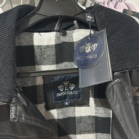 Men’s leather jacket - Picture 3 of 7